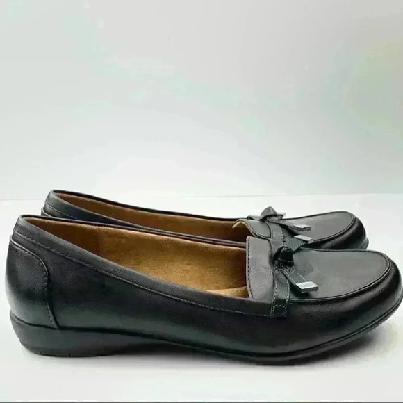 Natural soul Flats size 10 W Gracee black loafers - Picture 1 of 11